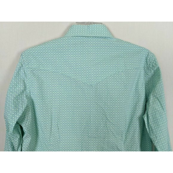 Rough Stock Panhandle slim Women blue blouse S - Picture 6 of 12